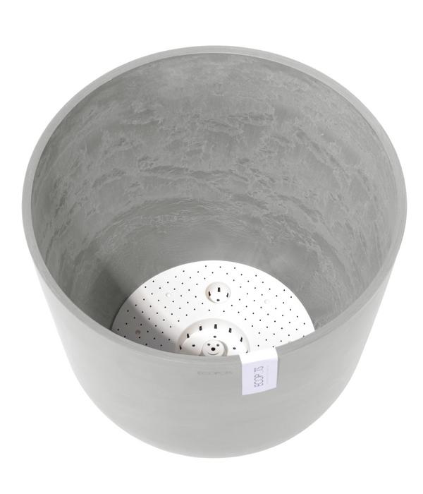 Ecopots Kunststoff-Topf Oslo mit Wassersystem,