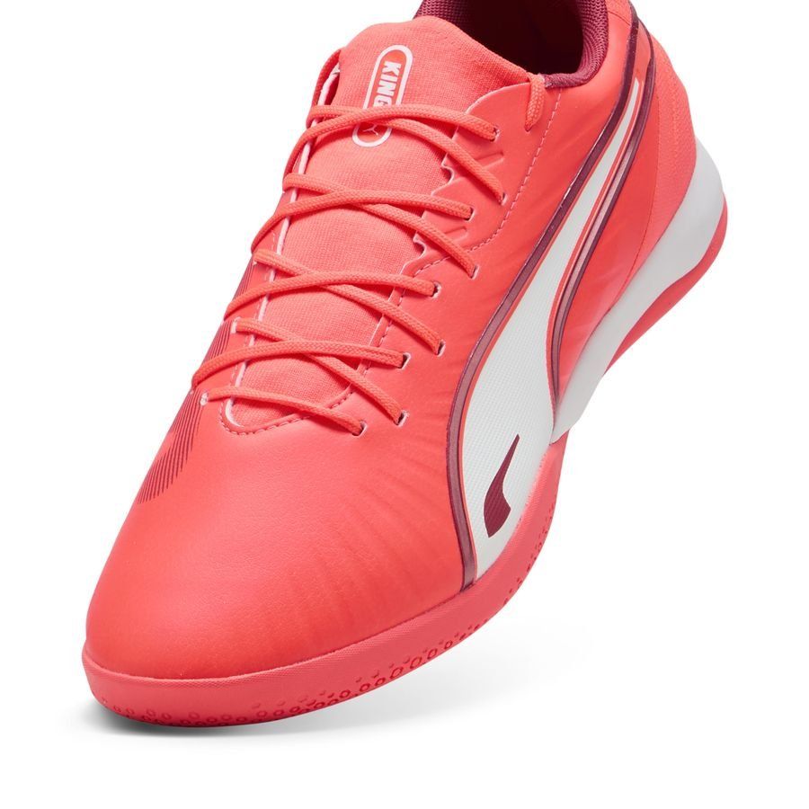PUMA King Match IT Unlimited - Glowing Red/Blanc/Red Fire