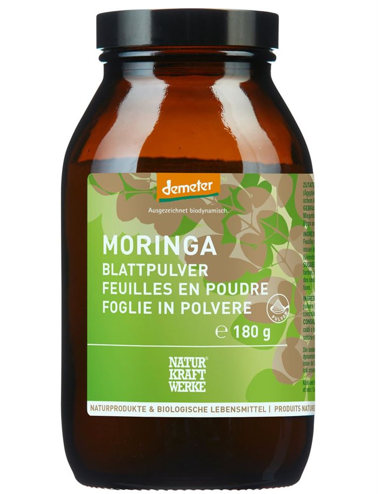 NATURKRAFTWERKE Moringa Blattpulver Plv Demeter 180 g