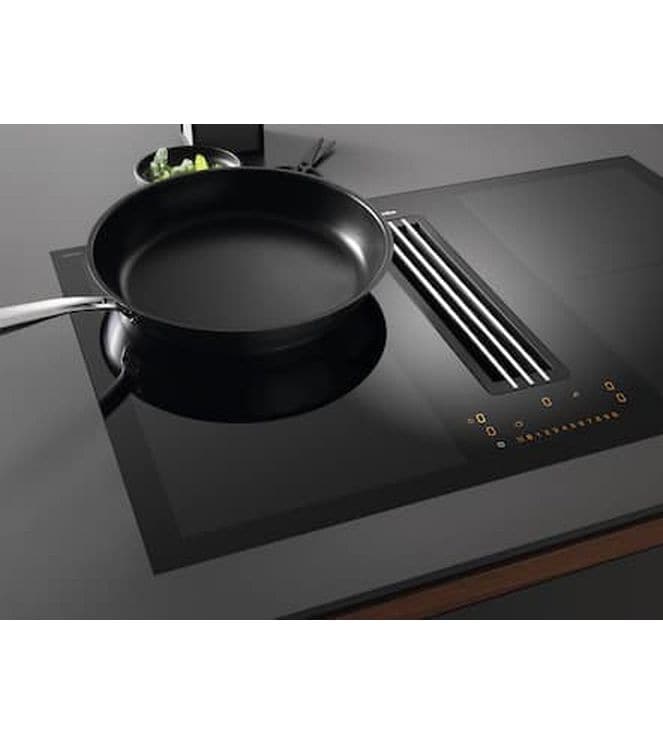 Miele KMDA 7272 FL-U Silence Induktionskochfeld mit integriertem Wrasenabzug