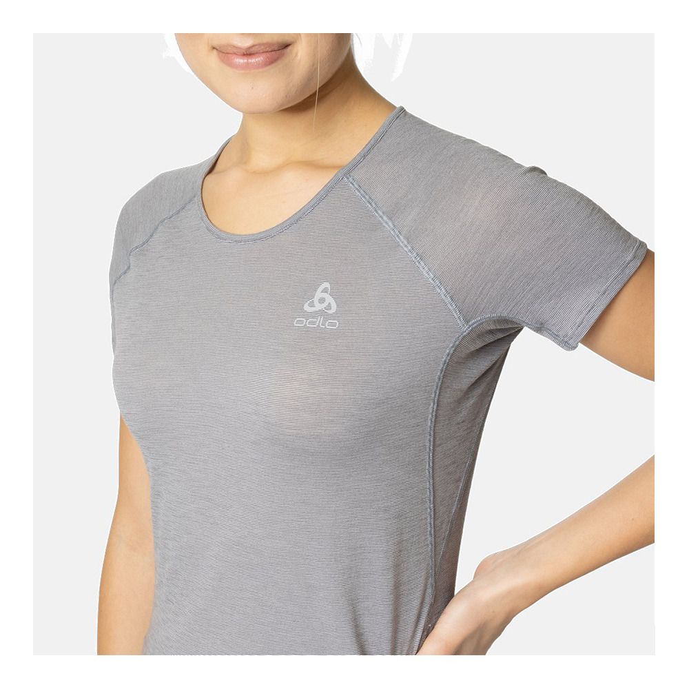Odlo X-ALP PW 115 - Maillot Femme grey melange