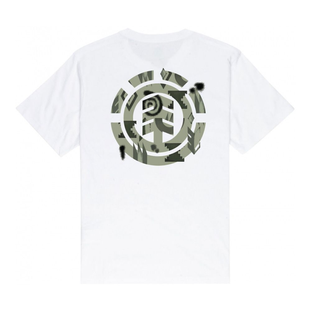 Element GEO FILL - Tee-shirt Homme optic white
