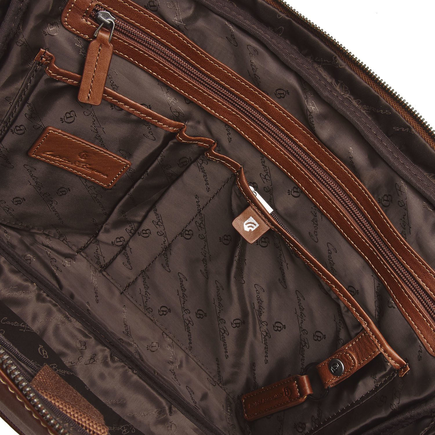 Castelijn & Beerens Firenze Laptoptas 15,6 inch + Tablet RFID Cognac