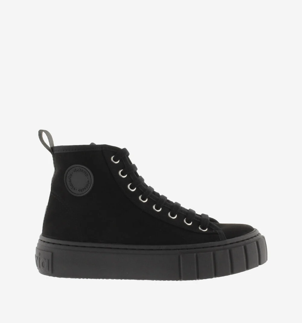 ABRIL RECYCLED FAUX SUEDE BOOTNEGRO
