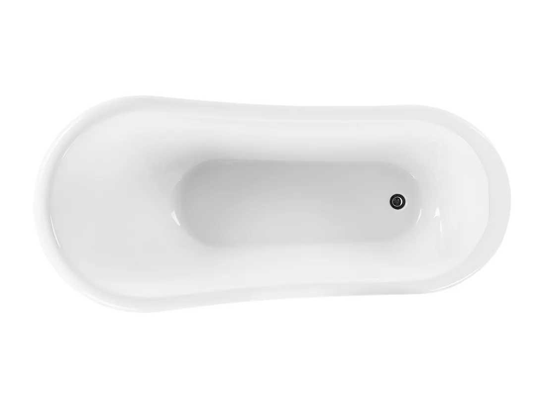 Baignoire îlot noire 153 x 77 cm CAYMAN