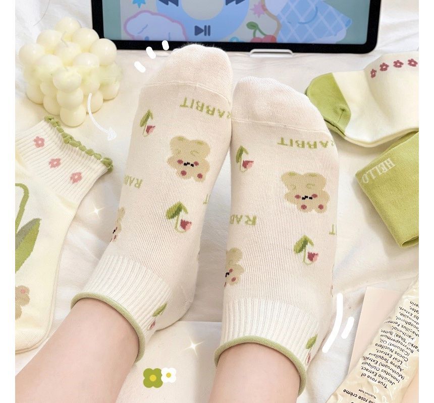 Yunikon - Cartoon Print Sokken