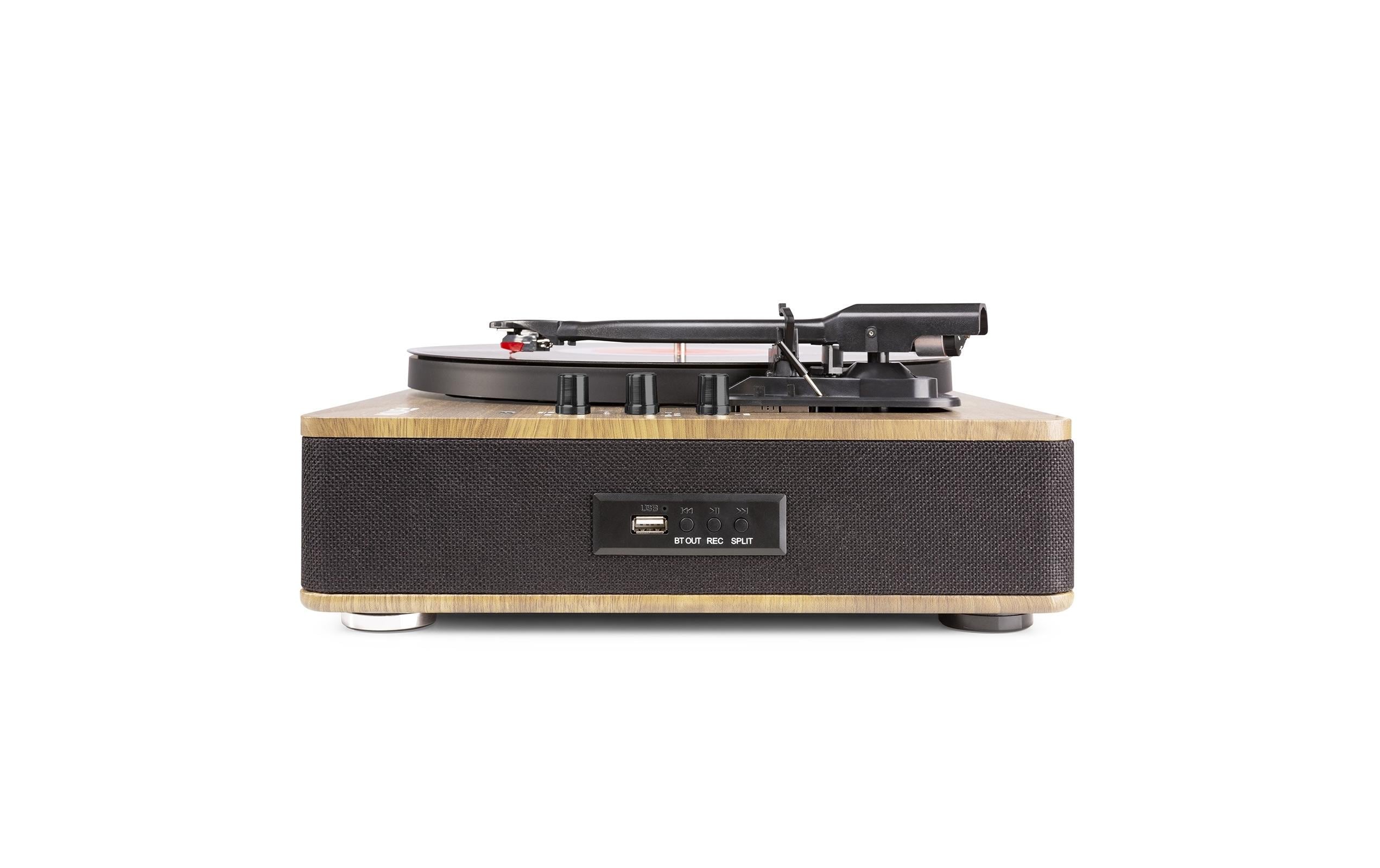 Plattenspieler mit Bluetooth RP162 Hellbraun<br>Hochwertiger Plattenspieler mit Keramik Tonabnehmer