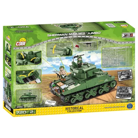 Cobi 2550 Historical Collection - Sherman M4A3E2 Jumbo