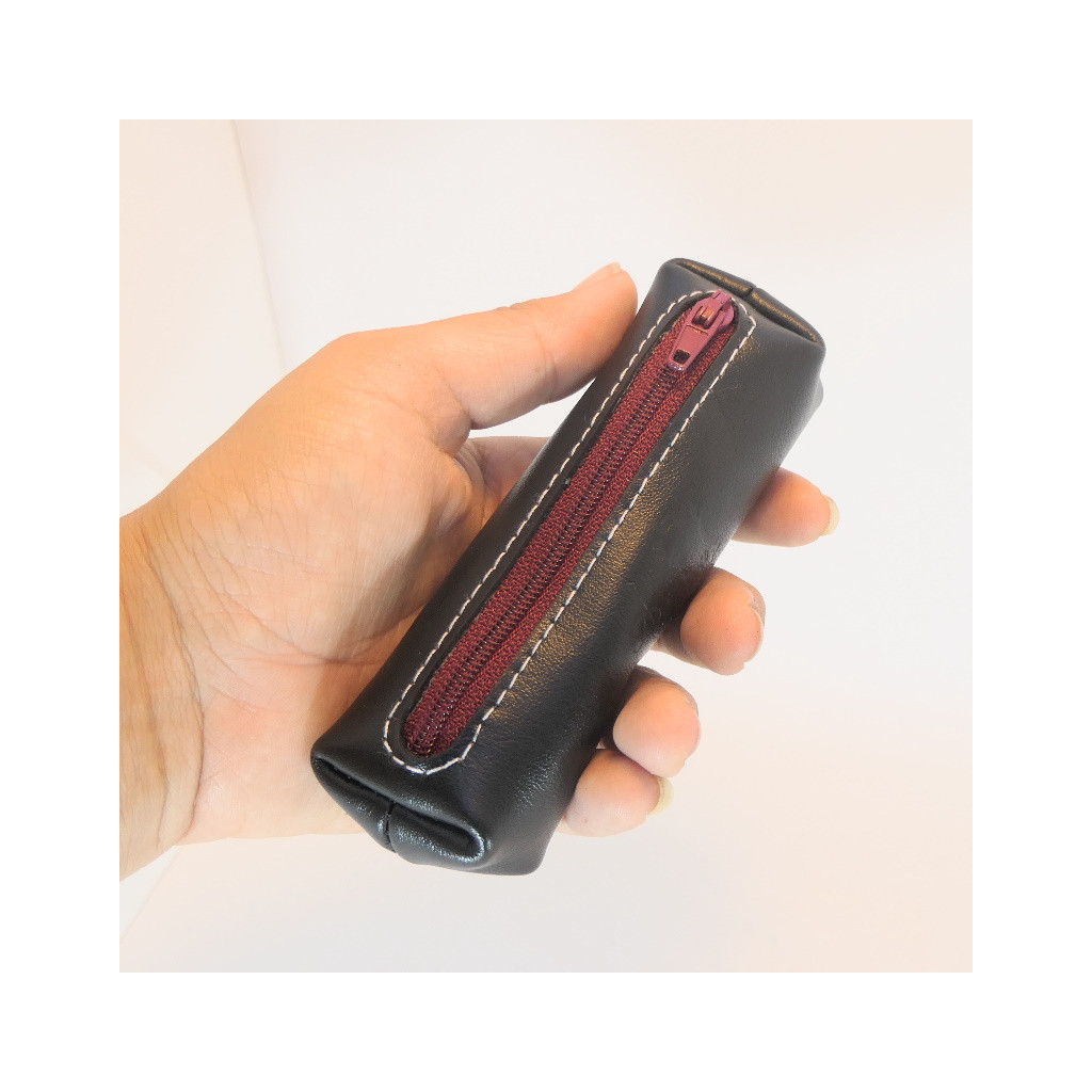 Trousse à dés Nomade - Noire / Rouge