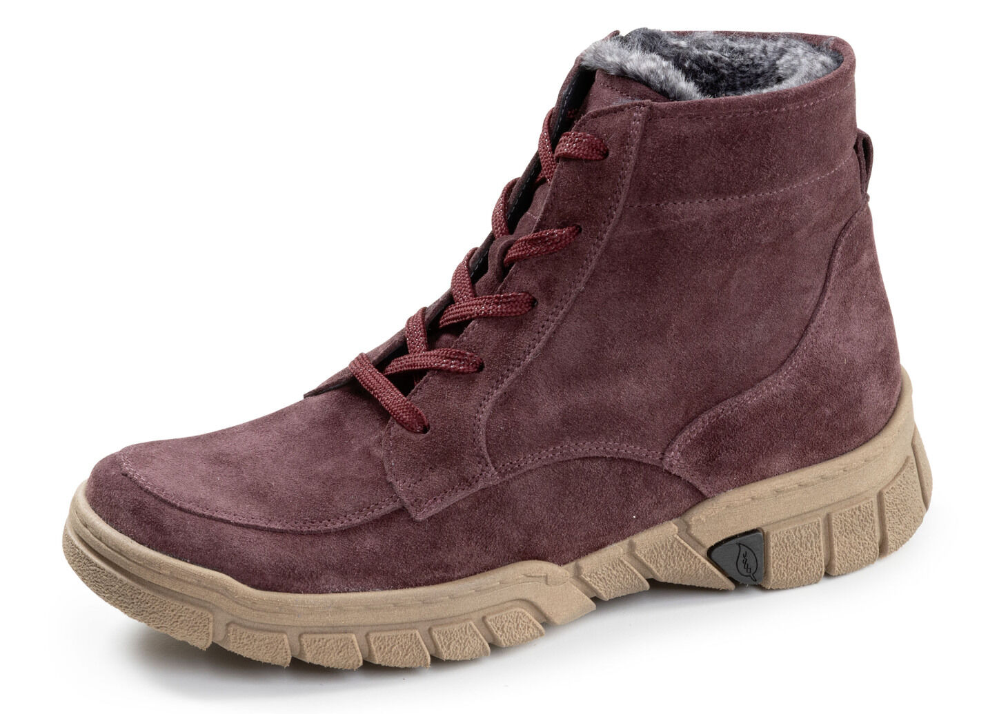 Waldläufer, gefütterte Damen-Stiefeletten, Winterschuhe, Weite H, mit herausnehmbarem Fußbett