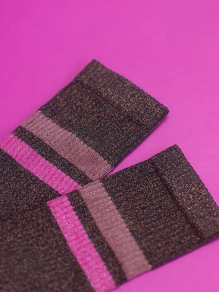 OOLEY Socken ELECTRA LUNGO sunset dunkelrot