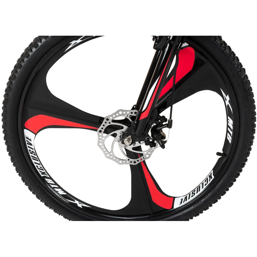 KS Cycling Mountainbike Hardtail 26 Zoll Sharp schwarz-rot