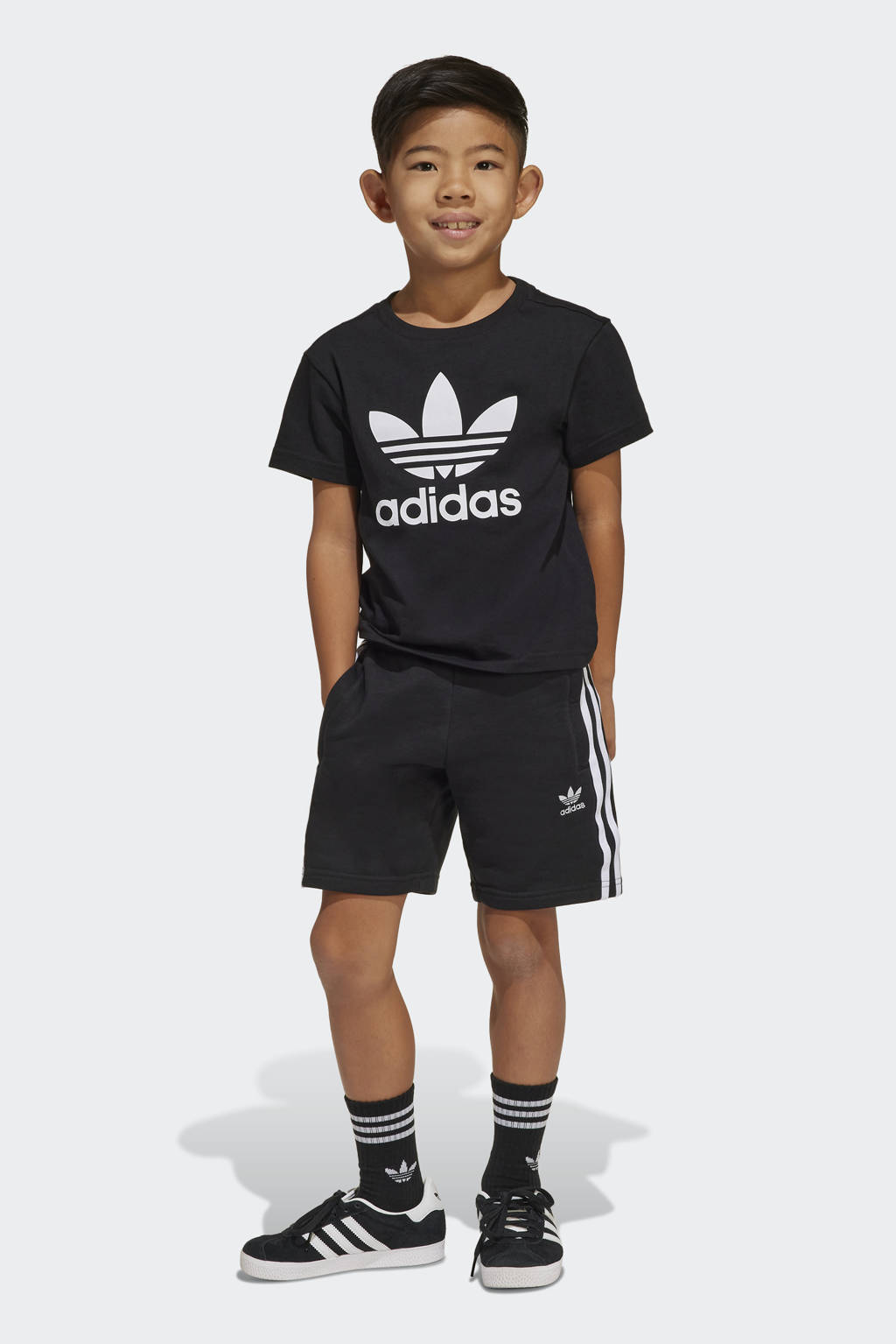 adidas T-shirt + short zwart