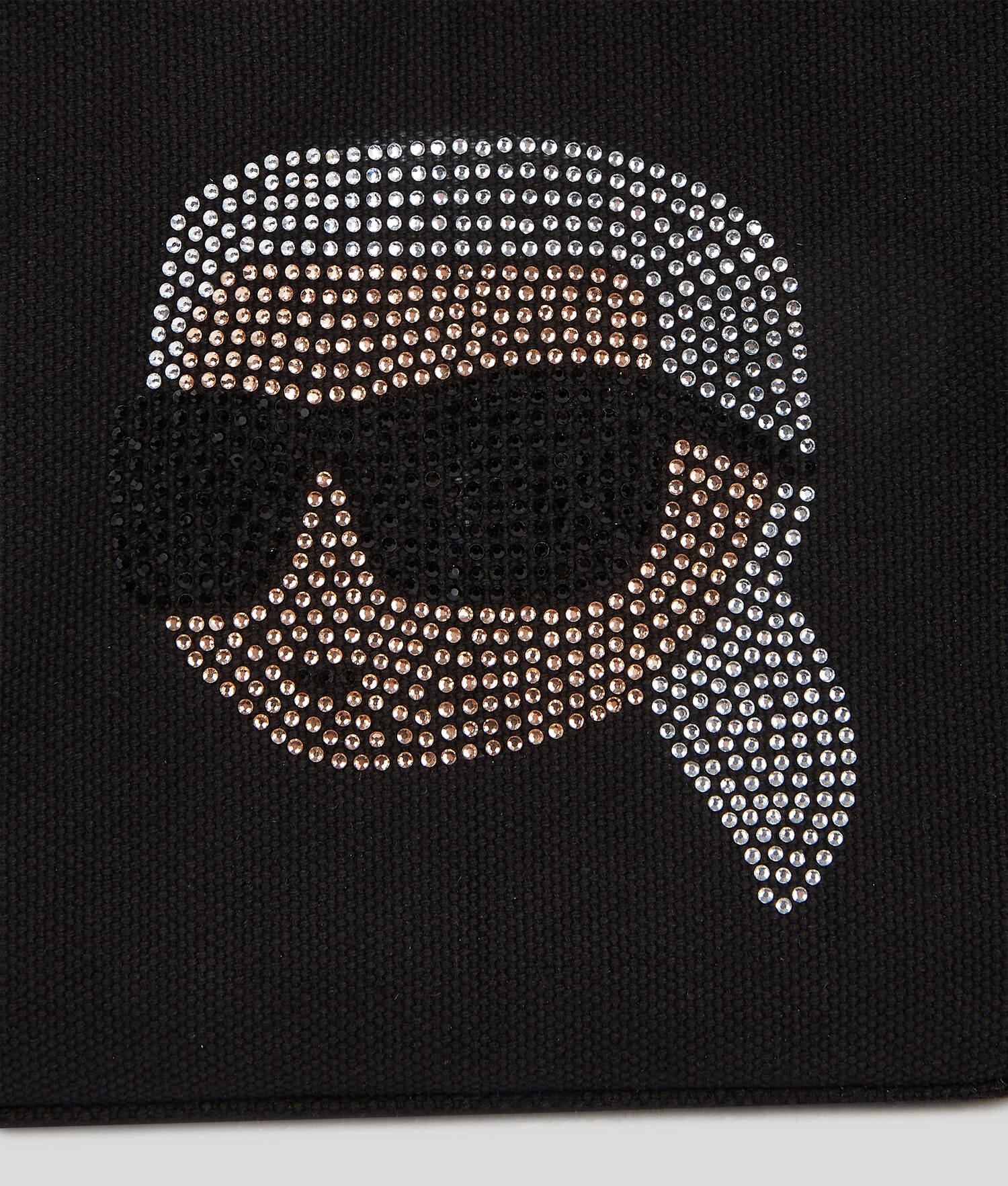 CABAS AVEC STRASS IKON KARL - Noir