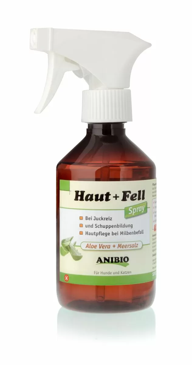 Anibio Hud- og Pelsspray hund og kat - 300 ml