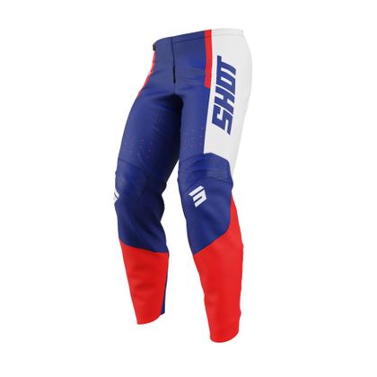 Pantalon cross Shot DRAW - LEAGUE - ENFANT - Bleu / Rouge
