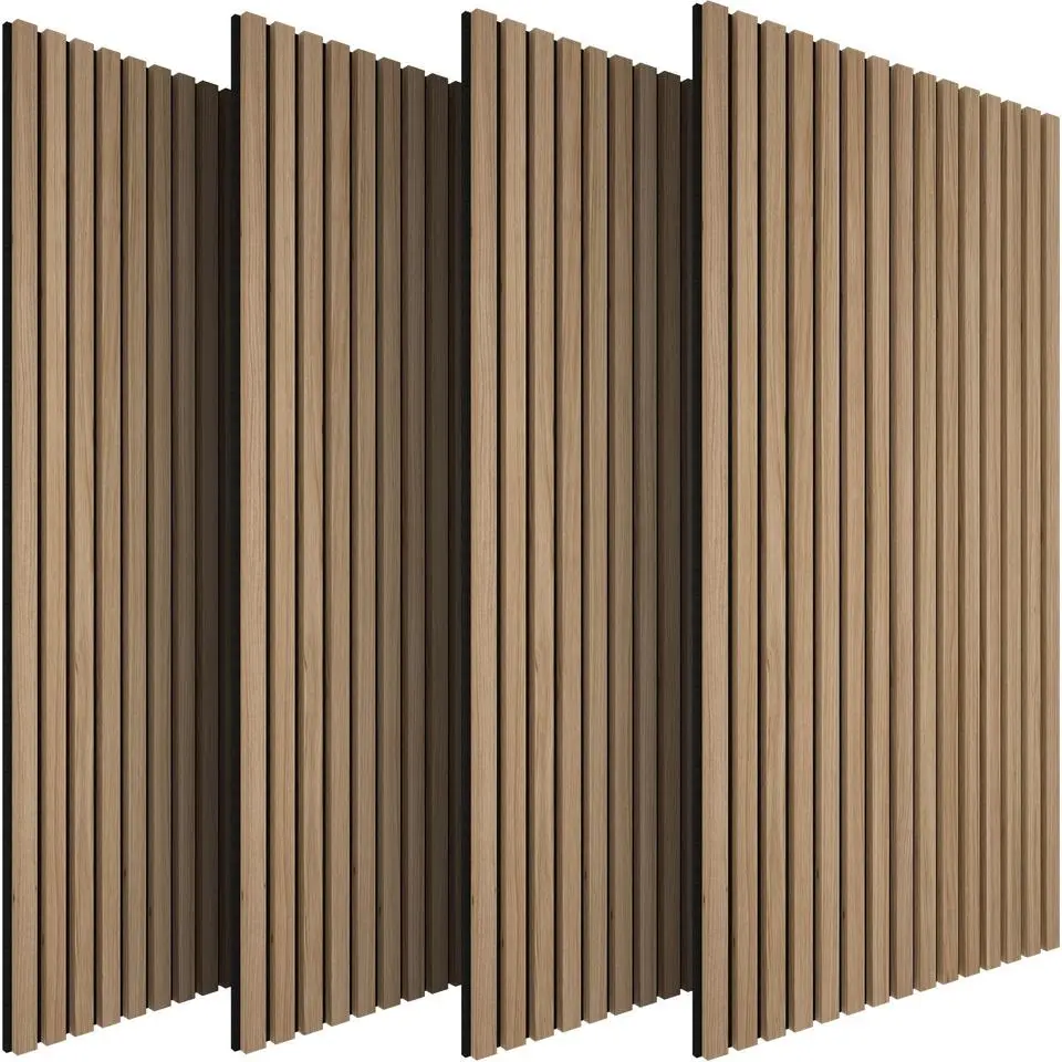 tectake Akoestische panelen Sonic Wall houtlook, Eiken
