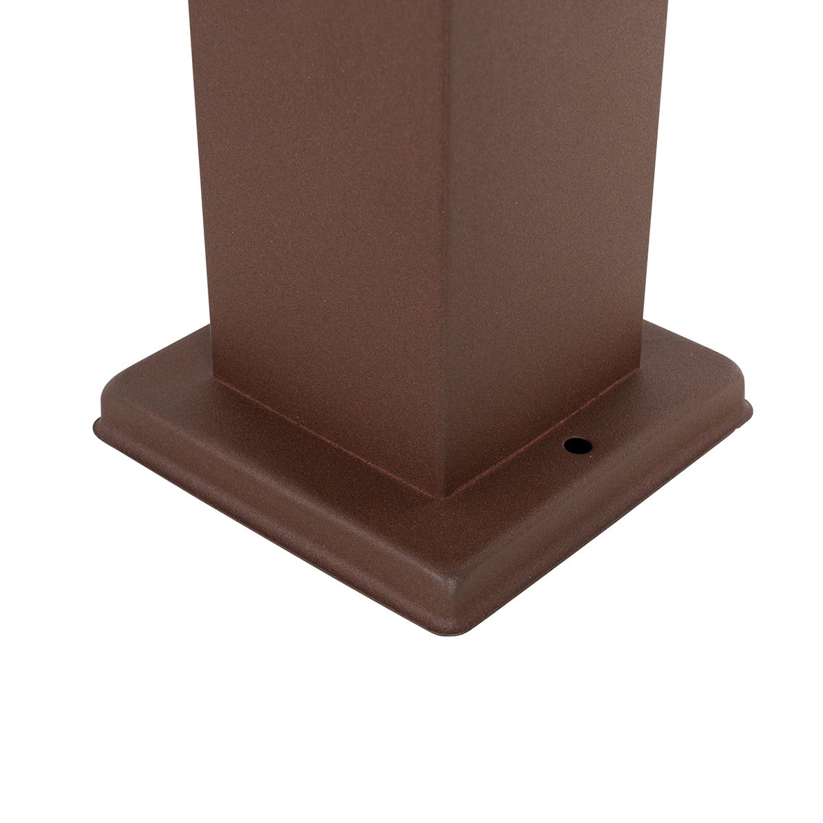 Buitenlamp roestbruin 80 cm met stopcontact IP44 - Malios