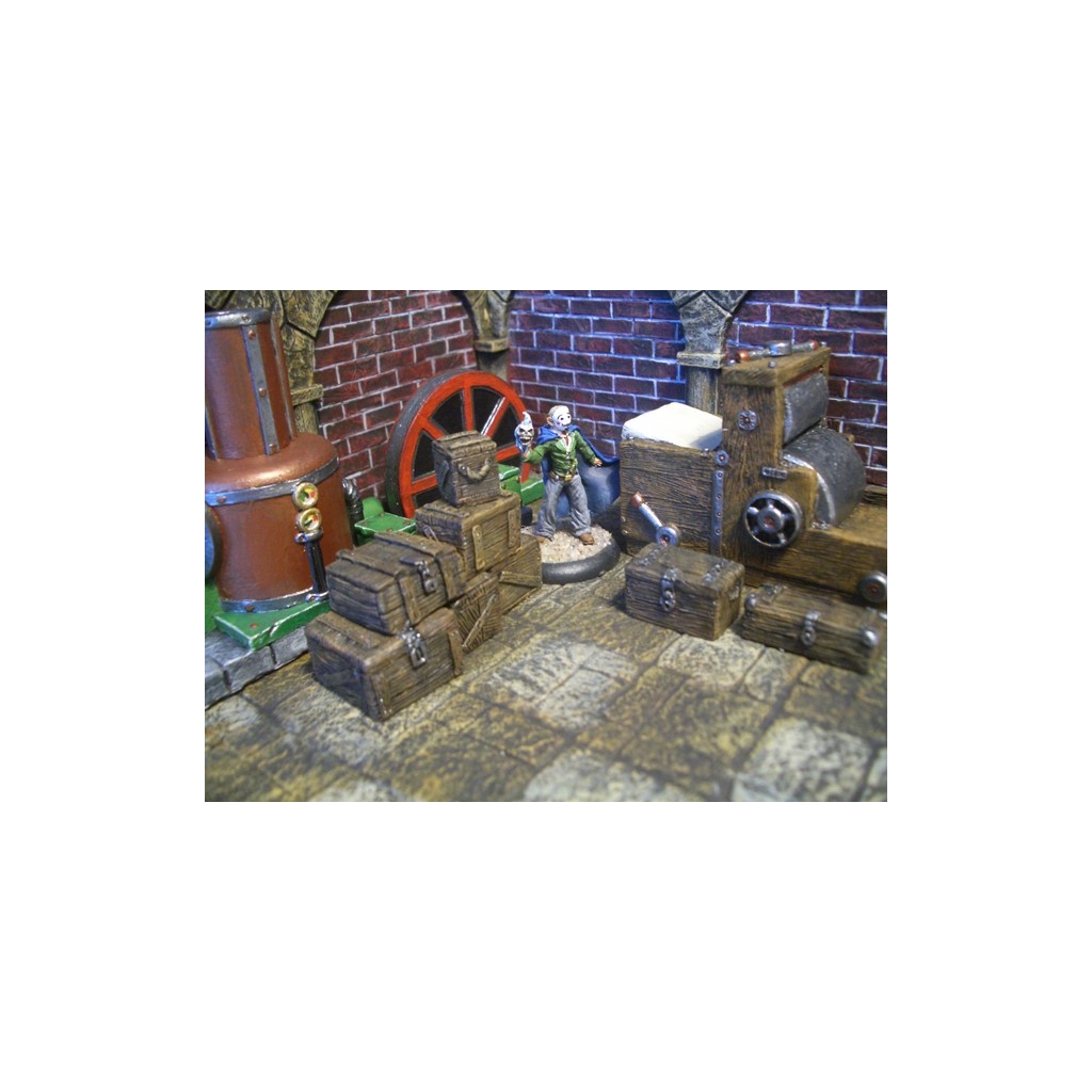 Ziterdes : Wooden Freight Boxes (8 pcs.)