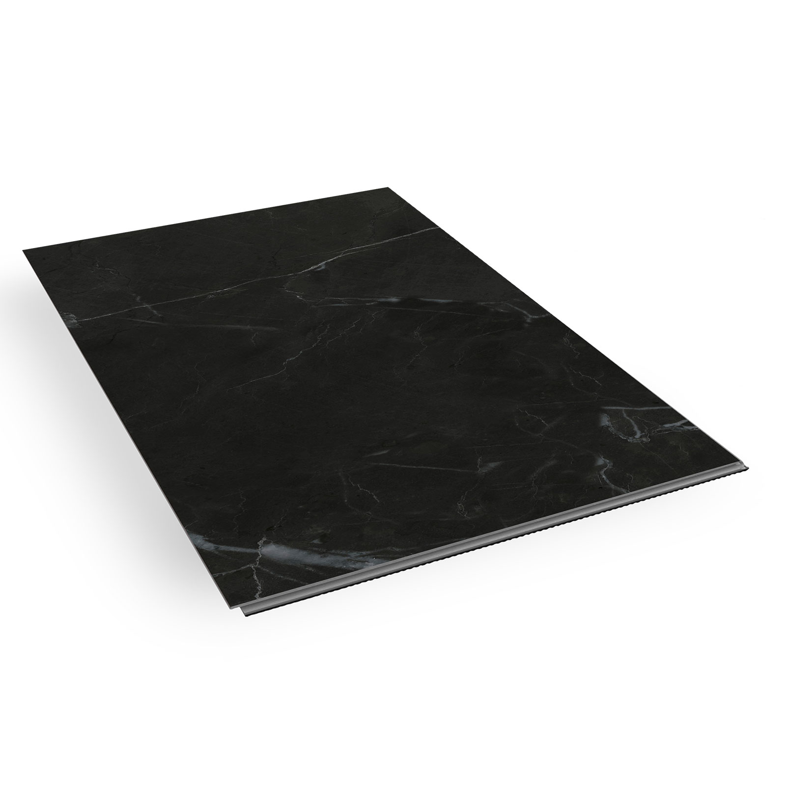 Click-Vinyl - schwarz - Marmor-Optik - 5 mm