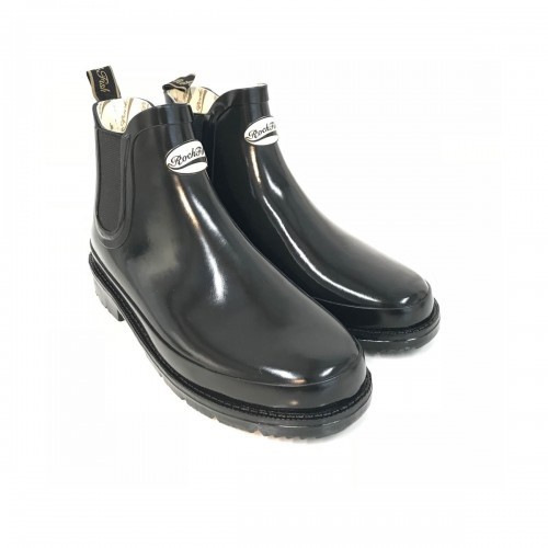 Botas femininas Urban Gloss na cor preta.