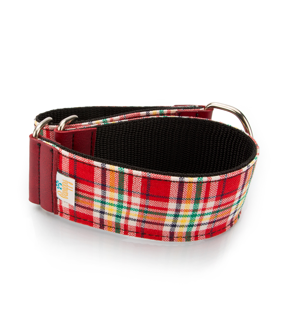 Coleira para cães Pamppy Galgo Speedy Red Tartan