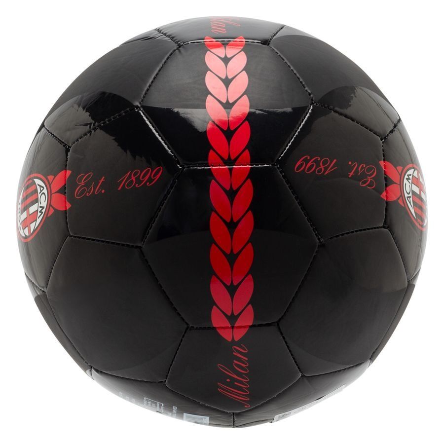 Milan AC Ballon Mini Avant-Match - Noir/For All Time Red