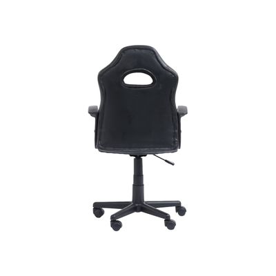 Fauteuil gamer ANZIO - accoudoirs fixes - noir et bleu