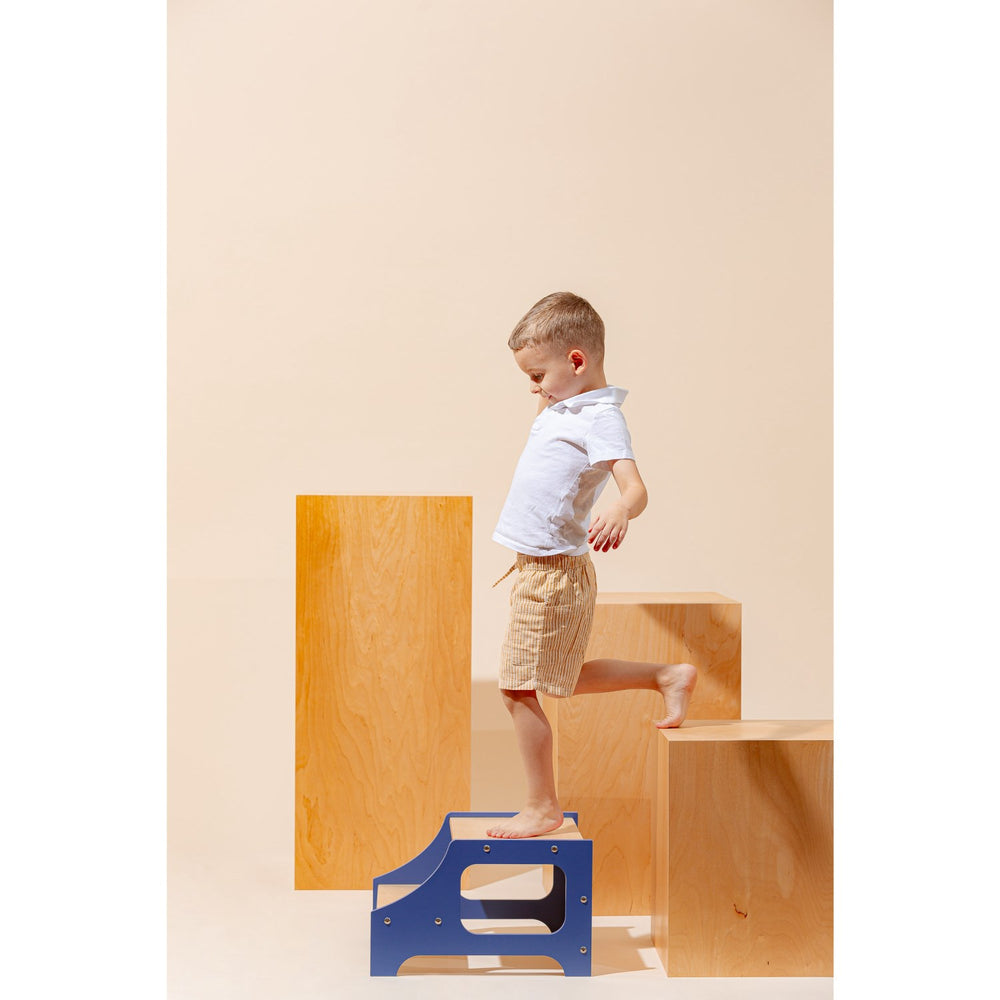 Køb Duck Woodworks Step Stool Blue