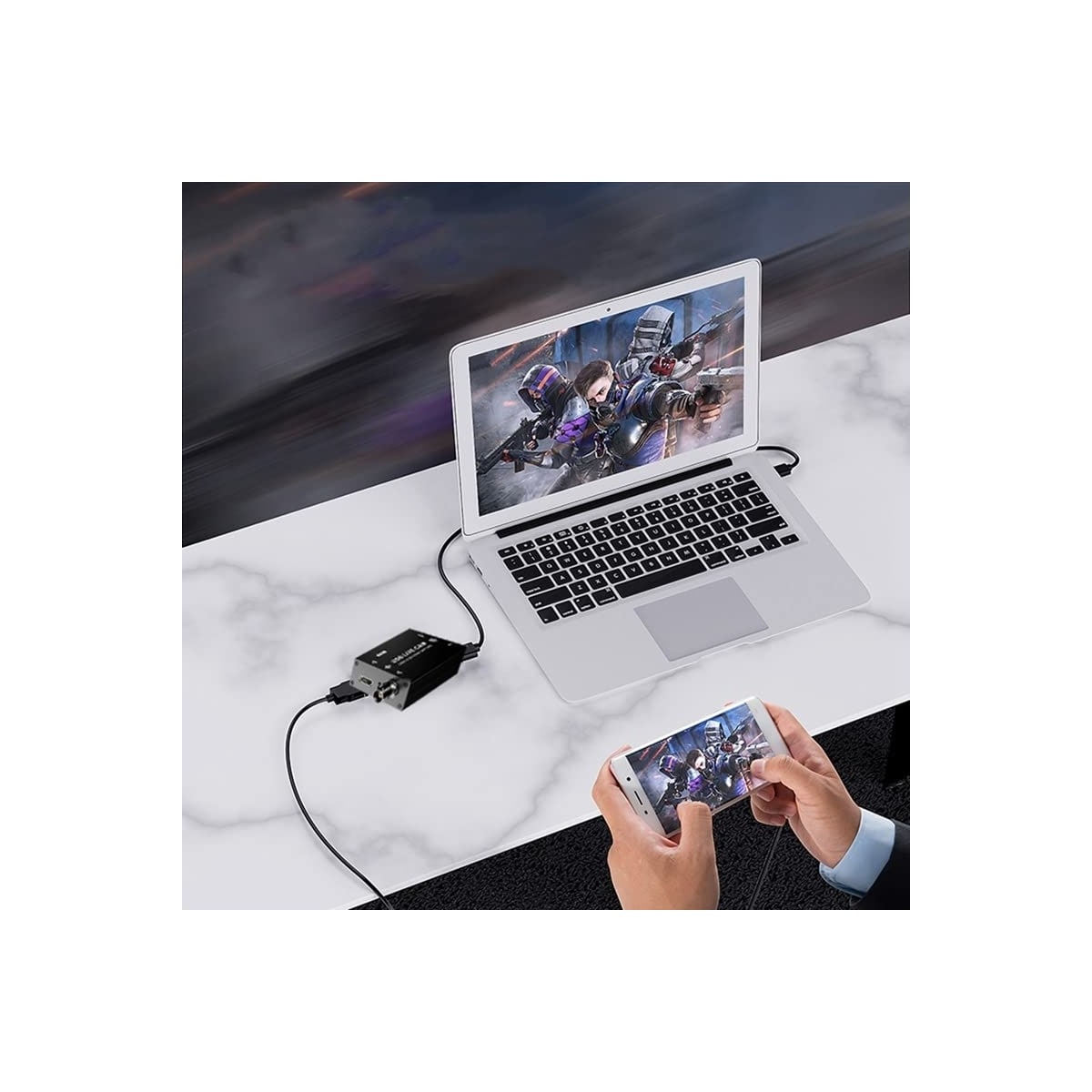 Ezcap USB videoopptakskort og omformer HDMI 4K30Hz / SDI 1080p60Hz - UVC