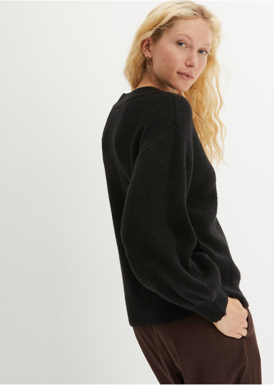 Pull en maille volumineux