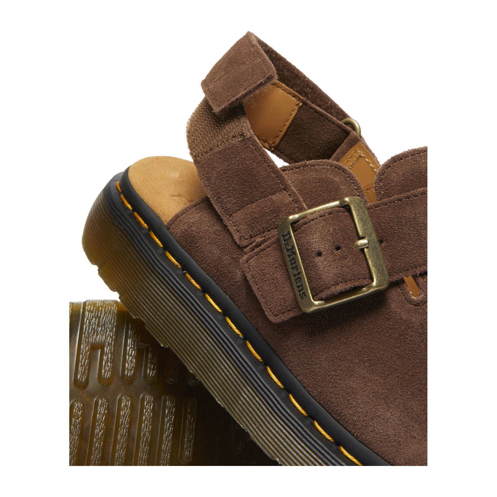 Dr. Martens Jorge II  suède clogs donkerbruin