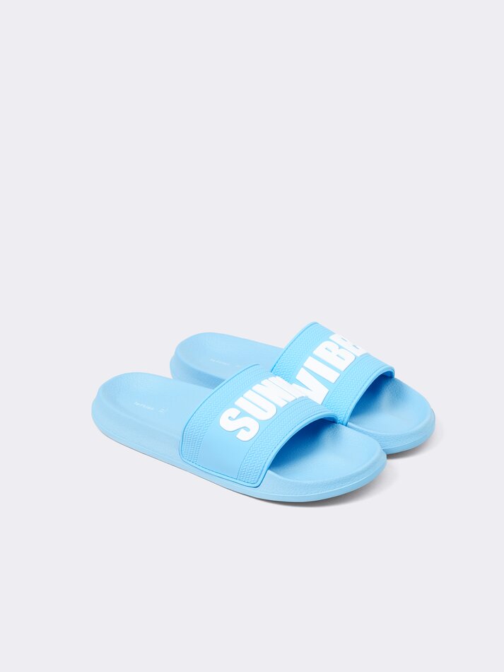 Sandália de dedo - Azul