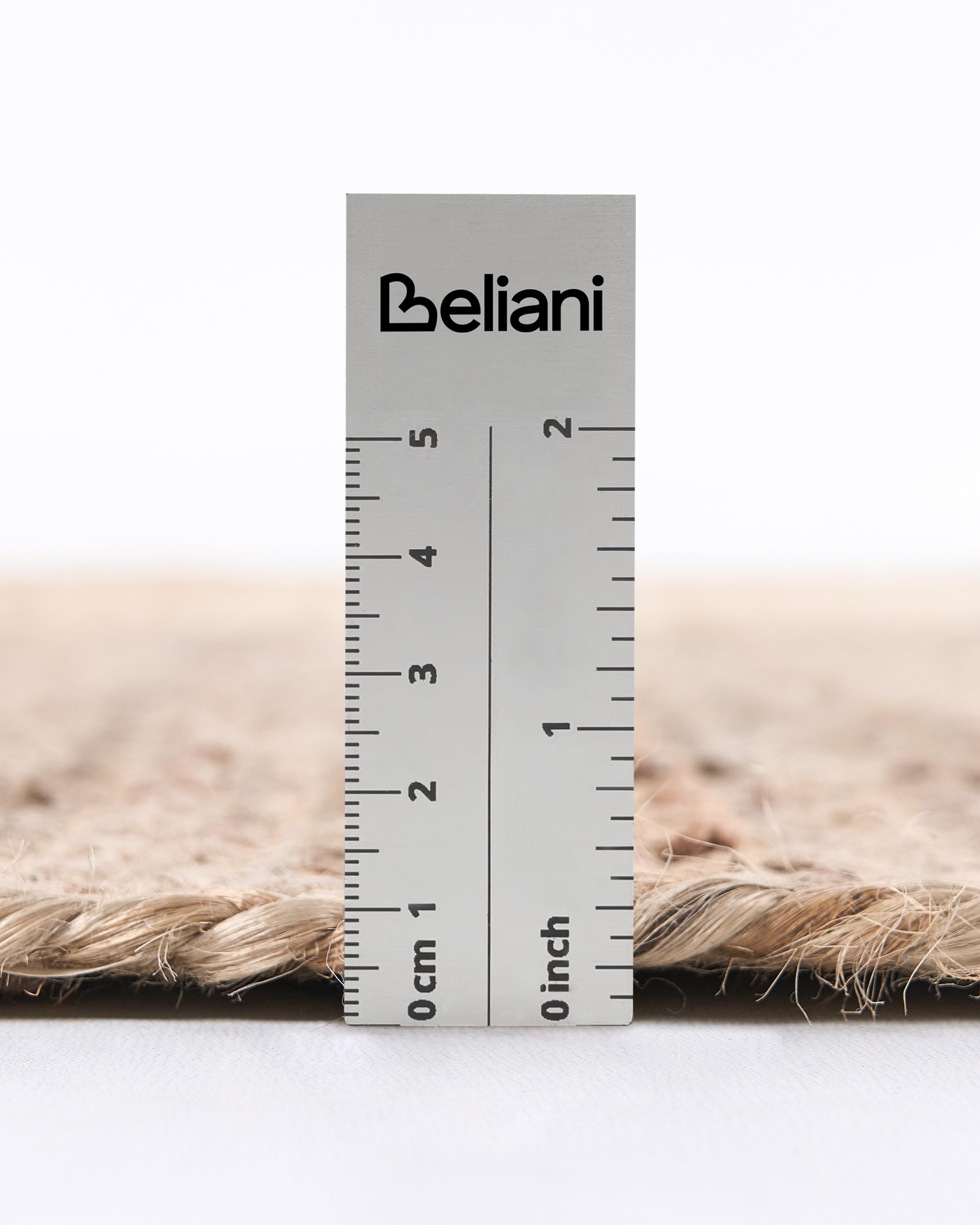 Vloerkleed SANGLI Beige 80 x 300 cm Jute