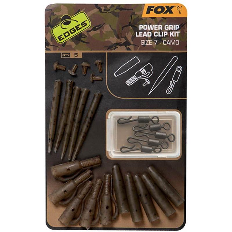 Kit Fox Edges Camo Power Grip Lead Clip Kit