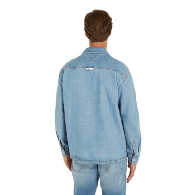 Chemise à manches longues homme Tjm Essential Denim Over TOMMY HILFIGER