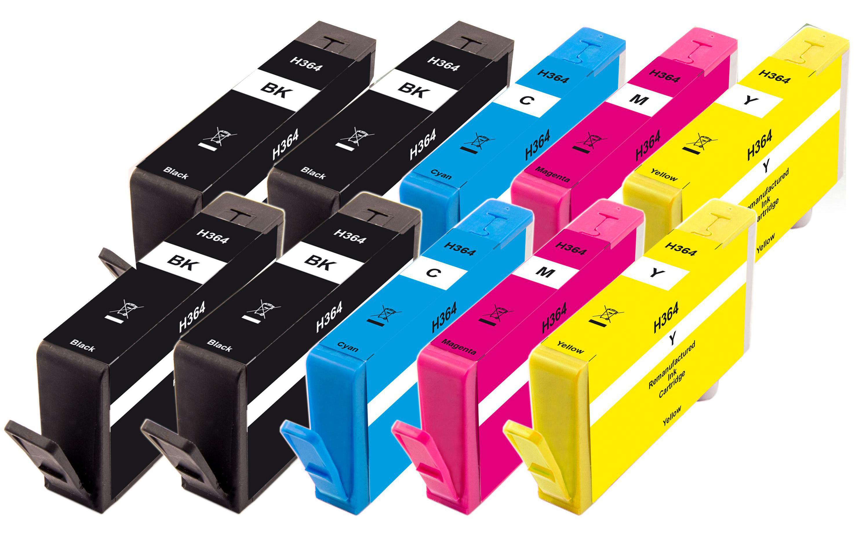 Tintenset HP Nr. 364Tinte, Black, Cyan, Magenta, Yellow