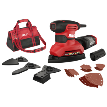 SKIL multischuurmachine 7261DA 160W   3 schuurhulpstukken