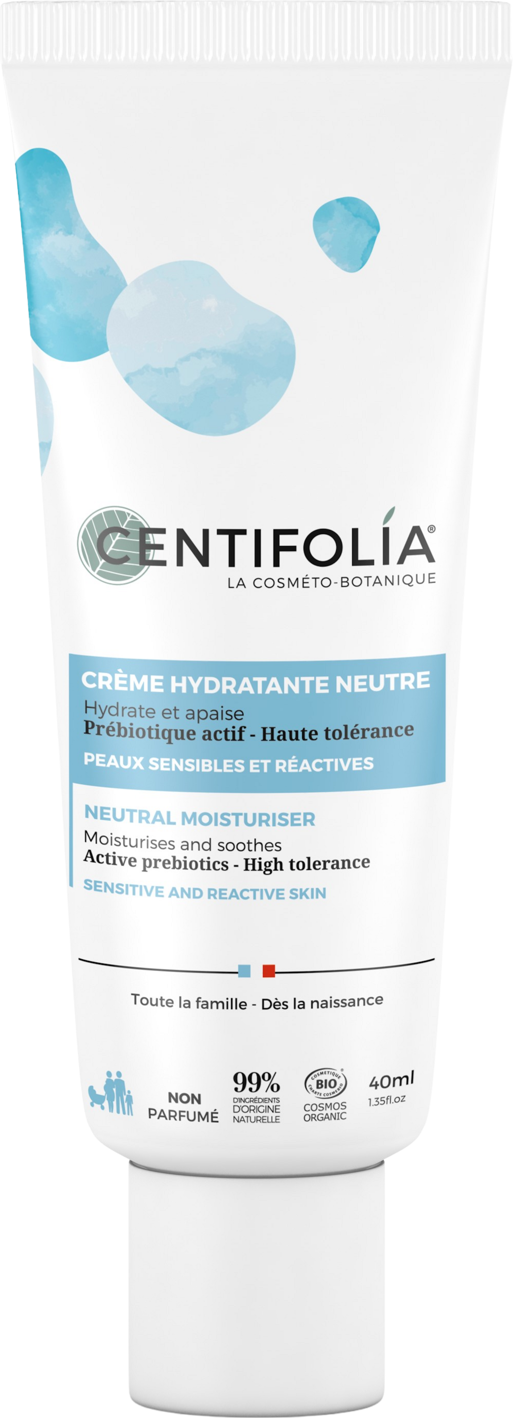 CENTIFOLIA  Neutral Moisturiser, 40 ml