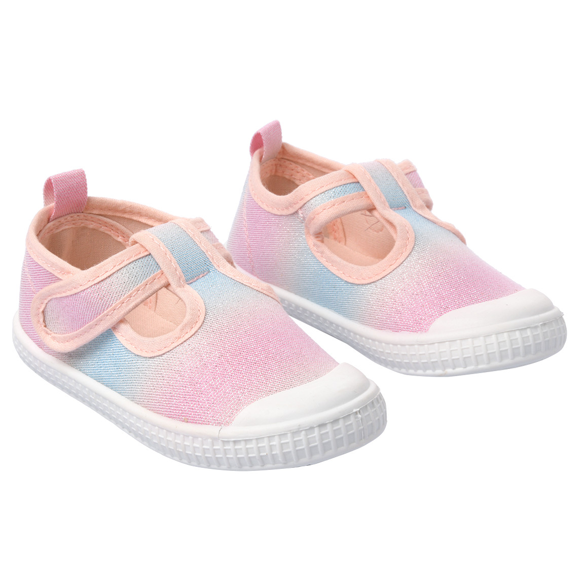 Topomini Baby Sandalen mit Klettverschluss rosa / hellblau