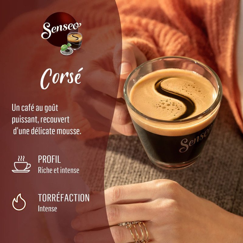 Dosettes de café Senseo Corsé - Paquet de 54