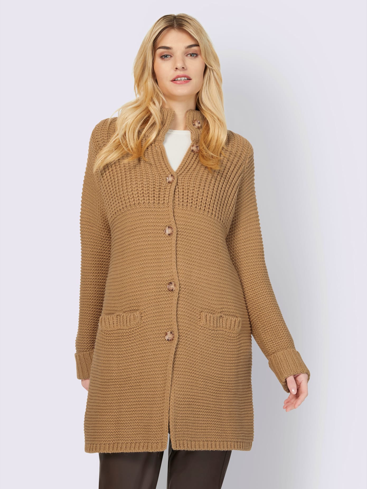 Veste en tricot 15% laine