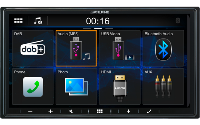 Alpine Digital Media Station mit 6,95-Zoll Display