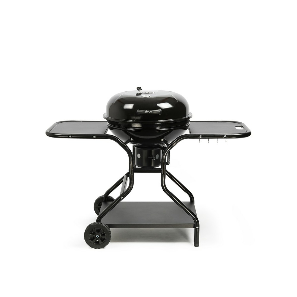 Barbecue à charbon avec tablettes