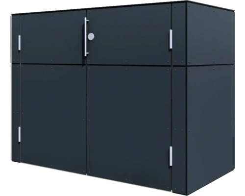 Tuinkast Bertilo HPL dressoir 155 x 75 x 116 cm antraciet
