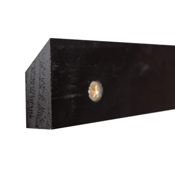WOOOD hangend nachtkastje Nancy zwart hout 20 x 34 x 30 cm
