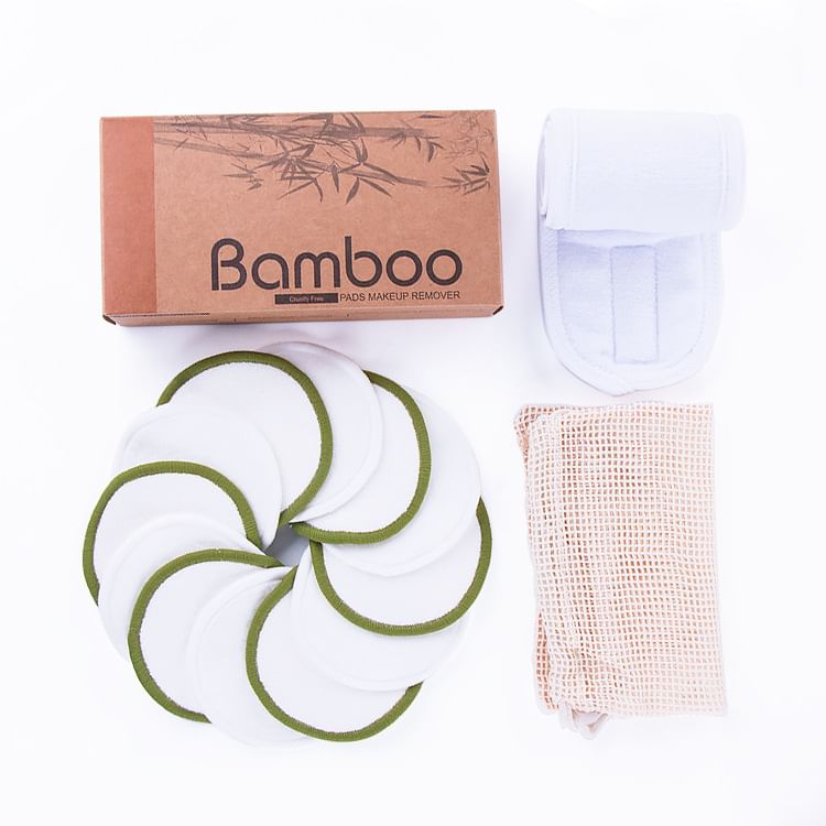Beautrend - Set van 12: Make-up remover pad met hoofdband