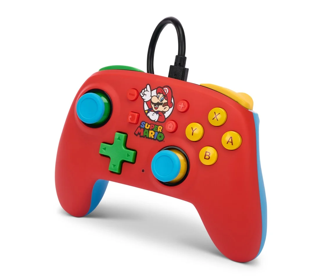 PowerA Nano Wired Switch Controller - Mario Medley /Nintendo Switch