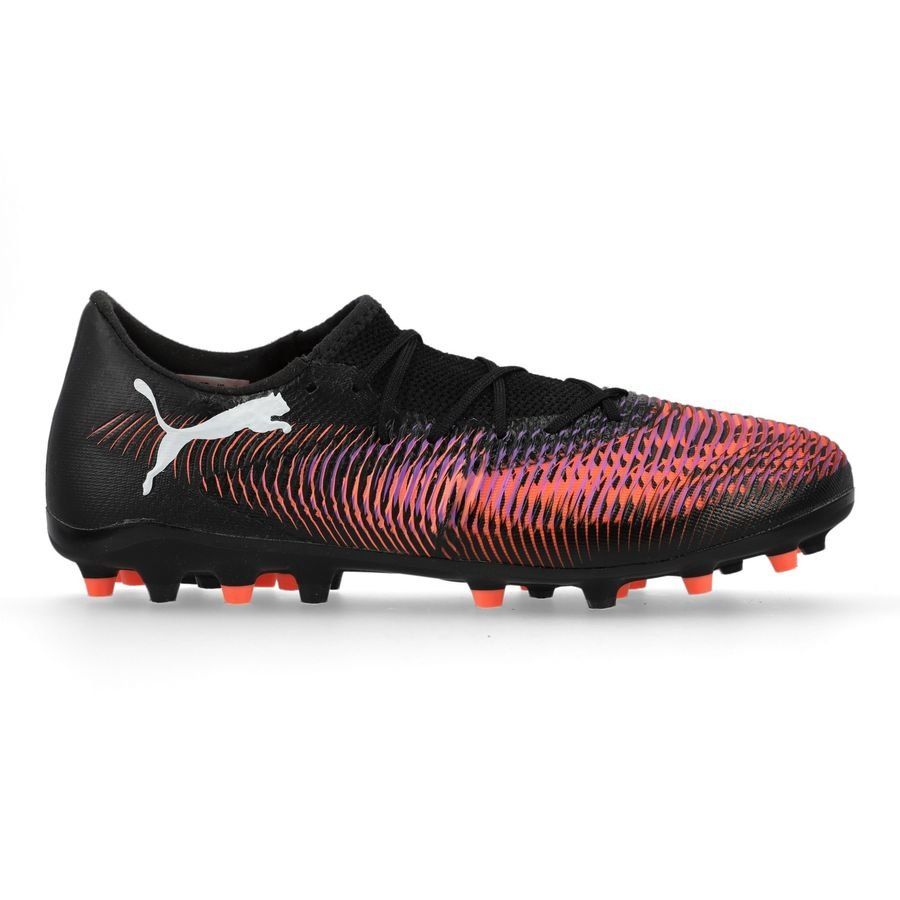 PUMA Future 8 Match Low MG Unlimited - Noir/Blanc/Glowing Red