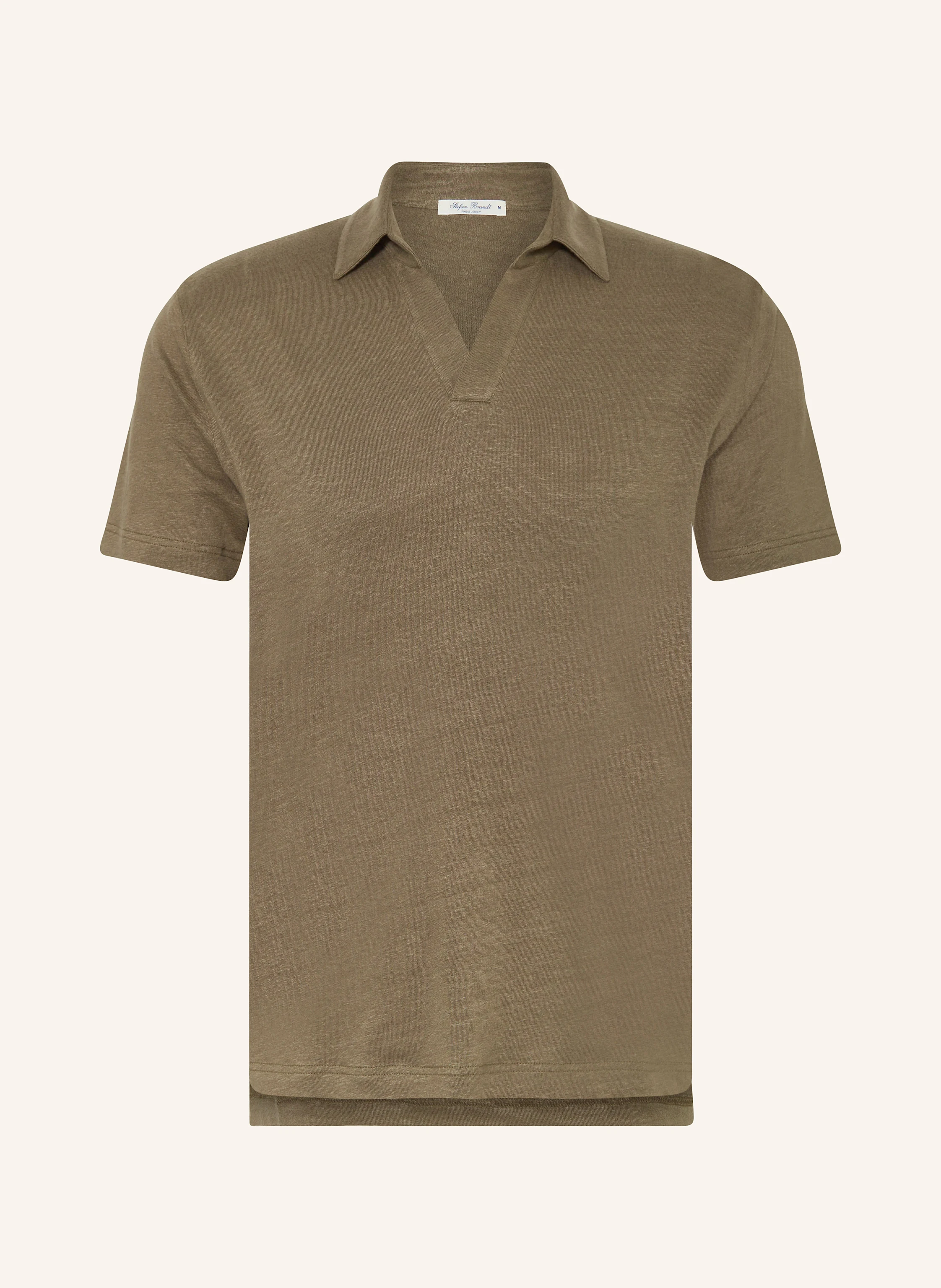 Stefan Brandt Jersey-Poloshirt aus Leinen